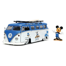 Jada- 1/24 Micky and Friends Micky Mouse & Volkswagen T1 Bus