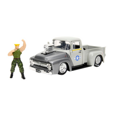 Jada- 1/24 Street Fighter Guile & 1956 Ford F-100