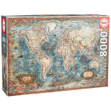 Educa Historical World Map Puzzle 8000 Pieces
