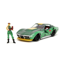 Jada- 1/24 Street Fighter Cammy & 1969 Chevrolet Corvette Stingray ZL1