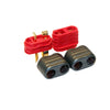 RACING T PLUG DEANS MALE & FEMALE CONNECTORS WITH INSULATING CAPS