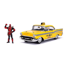 Jada- 1/24 Marvel Deadpool & 1957 Chevy Bel Air