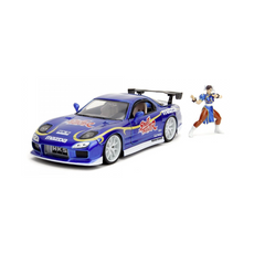 Jada- 1/24 Street Fighter Chun-Li & 1993 Mazda RX-7