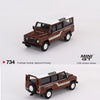 MINI GT 1/64 Land Rover Defender 110 (1985) County Station Wagon Russet Brown MGT00734-L