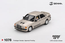 Mini GT – Mercedes-Benz 190E 2.3-16 #11 1984 Nurburgring Race of Champions w/Figure Ayrton Senna