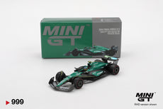 Mini GT - Aston Martin AMR24 #11 2024 F1® 2024 Bahrain GP Fernando Alonso (1/64 Scale Model)