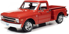 Auto World - 1/18  1968 Chevy C10 Stepside (Red)