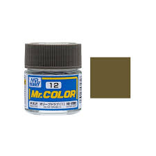Mr Color - 12 Olive Drab 1 Semi-Gloss