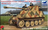 Bronco 1/35 Panzerjaeger II fuer 7.62 cm Pak 36 (Sd. Kfz.132)