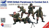 Bronco 1/35 WWII British Paratroops in Combat Set A