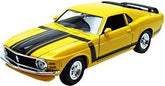 Welly 1/24 Ford Mustang Boss 302 1970 Yellow
