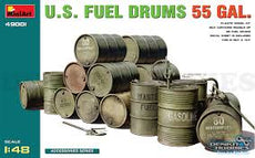 MiniArt- 1/48 U.S. Fuel Drums 55 GAL.