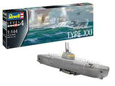 Revell 1/144 Type XXI German Submarine REV05177