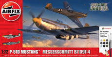AirFix-1/72 P-51D Mustang Messerschmitt Bf109F-4
