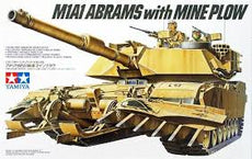 Tamiya -1/35 M1A1 Abrams with Mine Plow