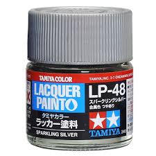 LP-48 Sparkling Silver Lacquer Paint