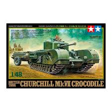 Tamiya -1/48 Churchill Mk.VII Crocodile British Tank