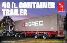 AMT- 1/24 40ft. Semi Container Trailer