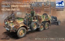 Bronco 1/35 Krupp Protze L 2 H 143 Kfz.69 (Early version) with 3.7cm Pak 36