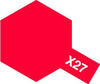 X-27 Clear Red Acrylic Paint