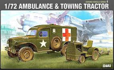 Academy 1/72 U.S. Ambulance & Towing Tractor