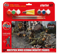 Airfix- 1/32 Multipose WWII German Infantry Figures