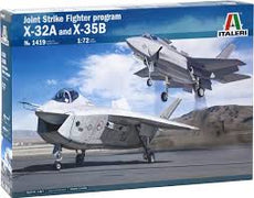 Italeri 1/72 Joint Strike Fighter program X-32A and X-35B