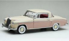 Sun Star 1/18 1958 Mercedes-Benz 220SE Coupe (Cream/Pink)