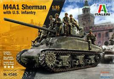 Italeri 1/35 M4A1 Sherman with U.S. infantry