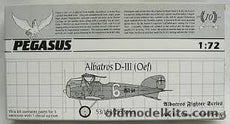 Aoshima- 1/72 Albatros D-III(oef) 20 inch " (20)"s
