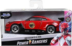Jada 1/24 Red Ranger & 2009 Nissan GT-R (R35)