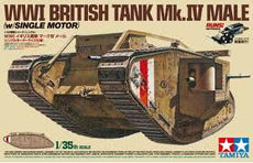 Tamiya -1/35 WWI British Tank Mk.IV Male (w/Single Motor)