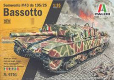 Italeri 1/35 Semovente M43 da 105/25 Bassotto