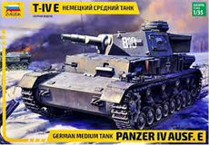 Zvezda-1/35 German Medium Tank Panzer IV AUSF.E