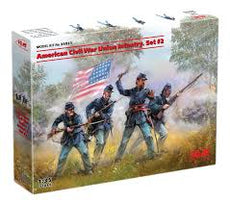 ICM- 1/35 American Civil War Union Infantry. Set #2