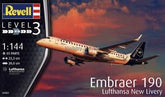 Revell 1/144 Embraer 190 Lufthansa New LIvery REV03883