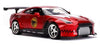 Jada 1/24 Red Ranger & 2009 Nissan GT-R (R35)