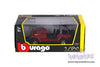 Bburago 1/24 1980 Jeep Wrangler CJ-7 Red
