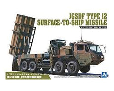 Aoshima- 1/72 JGSDF Type 12 Surface-to Ship Missile