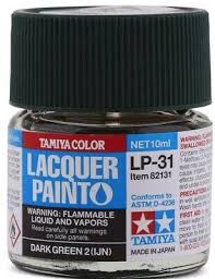 LP-31 Dark Green 2 (IJN)  Lacquer Paint