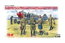 ICM- 1/48 Soviet Air Force Pilots and Ground Personnel (1943-1945)