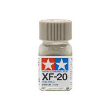 XF-20 Flat Medium Grey Enamel Paint