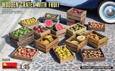 MiniArt- 1/35 Wooden Crates with Fruit