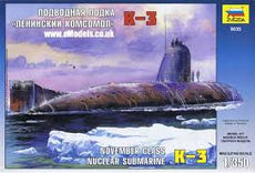 Zvezda-1/350 November Class Nuclear Submarine K-3