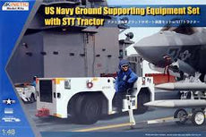 Kinetic 1/48 F-16 US Navy Ground Supporting Equipment set with STT tractor