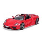 Bburago 1/24 Porsche 918 Spyder Red or Silver