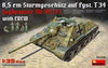 MiniArt- 1/35 8,5 cm Sturmgeschiitz auf fgst. T34 Jagdpanzer su-85(r) with crew