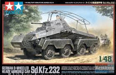 Tamiya -1/48 Sd.Kfz.232German 8 Wheeled Heavy Armored Car