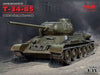 ICM- 1/35 T-34-85 (WWII Soviet Medium Tank)