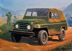 Trumpeter 1/35 Chinese BJ 212 Military Jeep w/canvas soft top